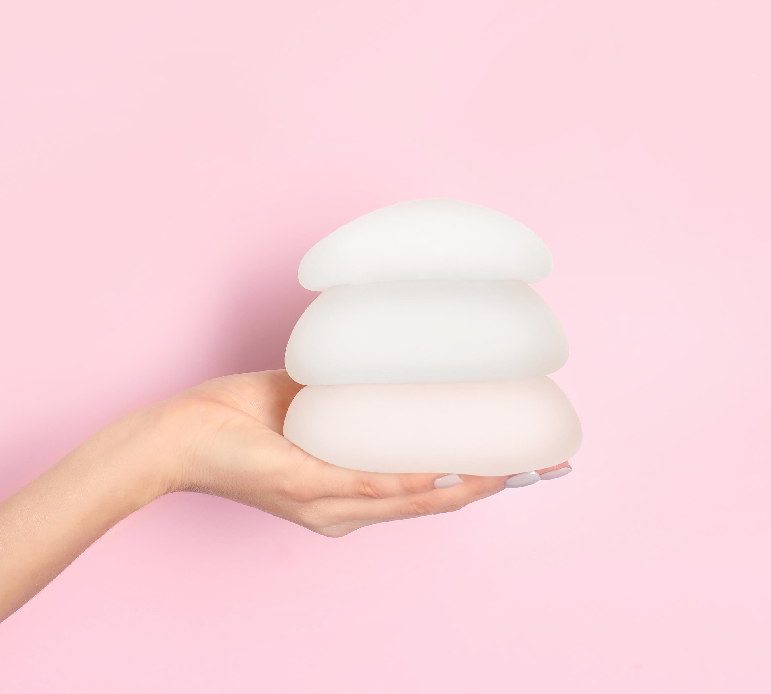 What does a flipped breast implant look like?